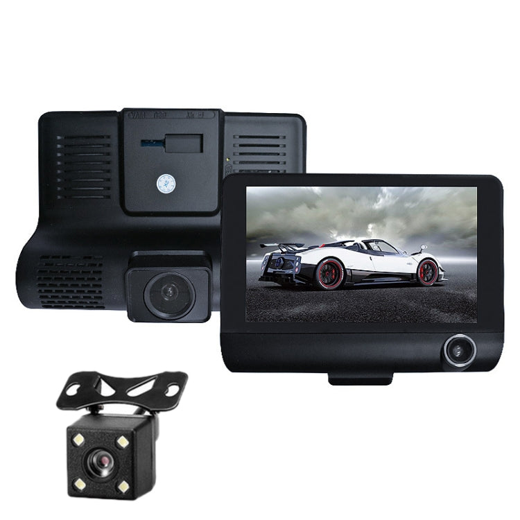 3 in 1 4 inch 170 Degree Wide Angle Night Vision HD 1080P Video Car DVR, Support Motion Detection / G-Sensor - Car DVRs by PMC Jewellery | Online Shopping South Africa | PMC Jewellery | Buy Now Pay Later Mobicred