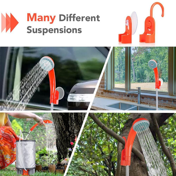 12V Portable Outdoor Universal Car Electric Shower Sprinkler Washer (Orange) - Car washing supplies by PMC Jewellery | Online Shopping South Africa | PMC Jewellery | Buy Now Pay Later Mobicred