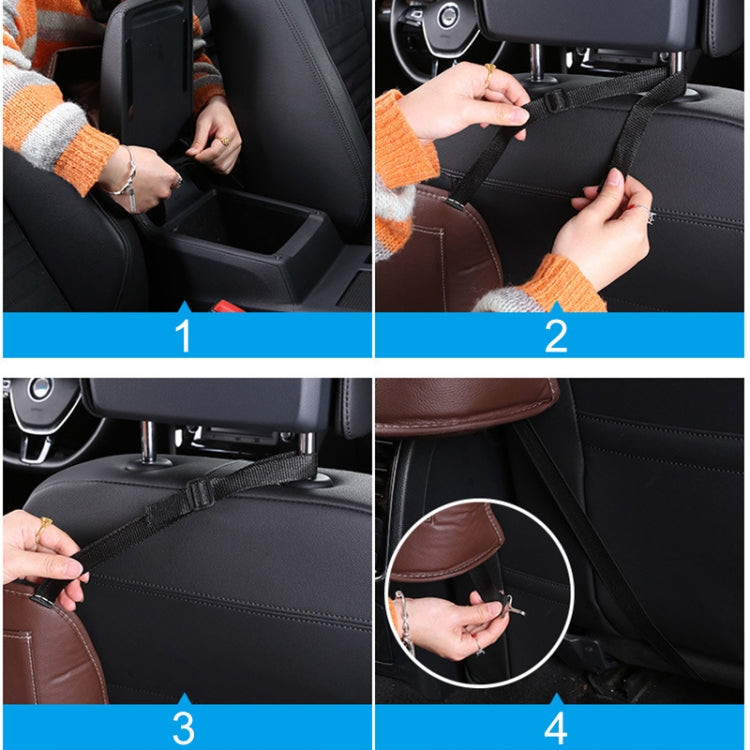 Car Front Seat Hanging Bag Paper Towel / Water Cup Storage Bag(Black) - Tissue Boxes by PMC Jewellery | Online Shopping South Africa | PMC Jewellery | Buy Now Pay Later Mobicred