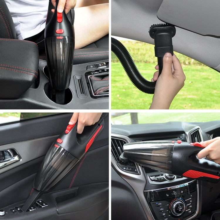 Car Wired Portable 120W Handheld Powerful Vacuum Cleaner with LED Light Cable Length: 5m(Black) - Vacuum Cleaner by PMC TechLife | Online Shopping South Africa | PMC TechLife | Buy Now Pay Later Mobicred