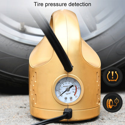 DC 12V 100W Four In One Portable  Car Tire Pump Inflatable Pump(Gold) - Inflatable Pump by PMC Jewellery | Online Shopping South Africa | PMC Jewellery