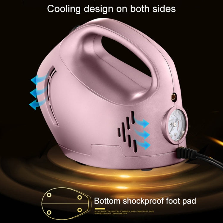 DC 12V 100W Four In One Portable  Car Tire Pump Inflatable Pump(Rose Gold) - Inflatable Pump by PMC TechLife | Online Shopping South Africa | PMC TechLife