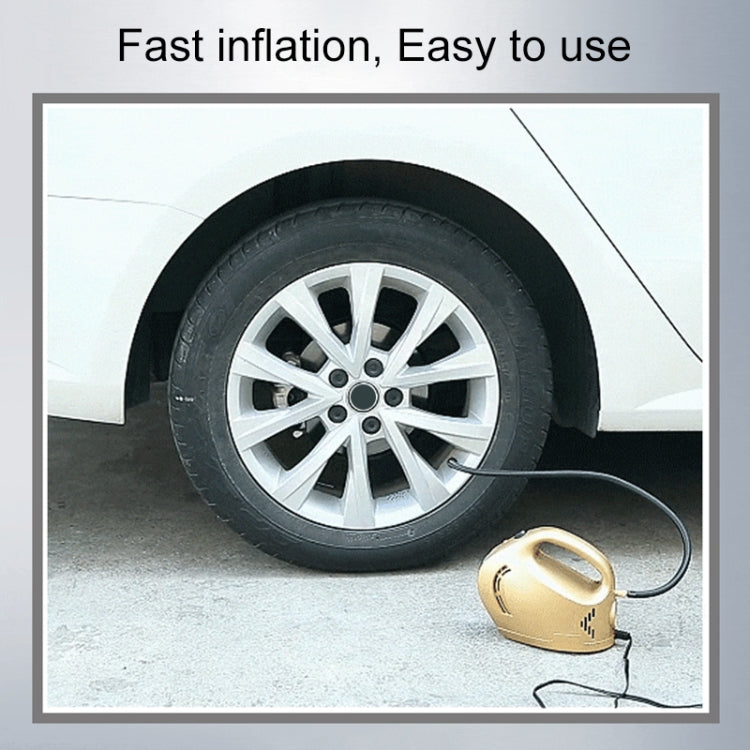 DC 12V 100W Four In One Portable  Car Tire Pump Inflatable Pump(Silver) - Inflatable Pump by PMC TechLife | Online Shopping South Africa | PMC TechLife
