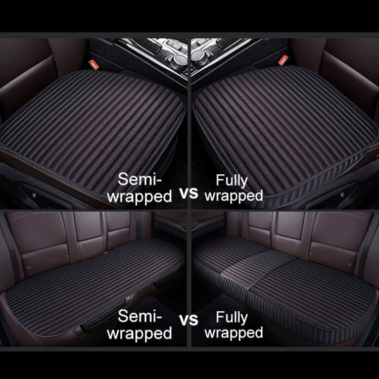 3 in 1 Car Seat Cushion Free Binding Half Inclusive Seat Mat Set (Grey) - Seat Accessories by PMC TechLife | Online Shopping South Africa | PMC TechLife | Buy Now Pay Later Mobicred