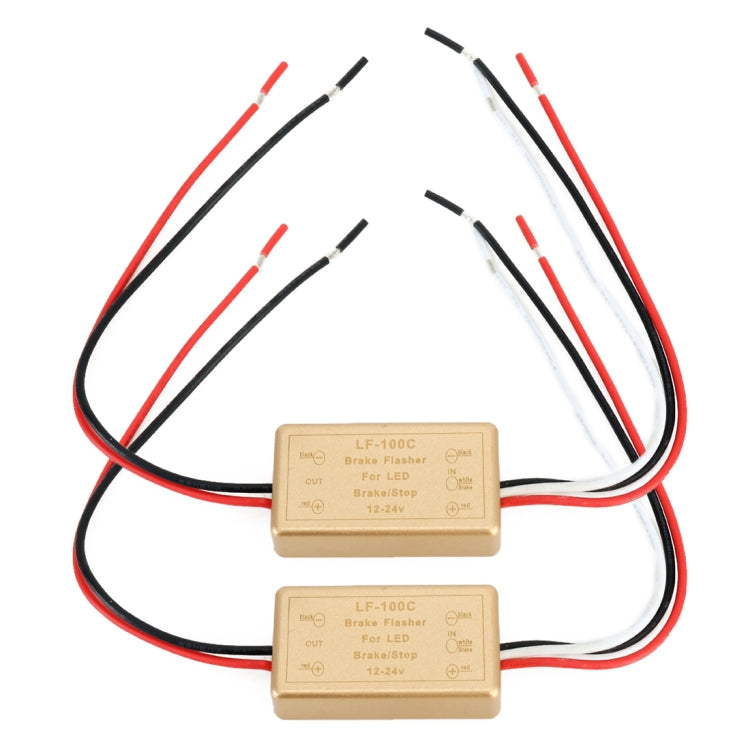 2 PCS LF-100C Car Brake Light Strobe - Car Light Accessories by PMC TechLife | Online Shopping South Africa | PMC TechLife | Buy Now Pay Later Mobicred