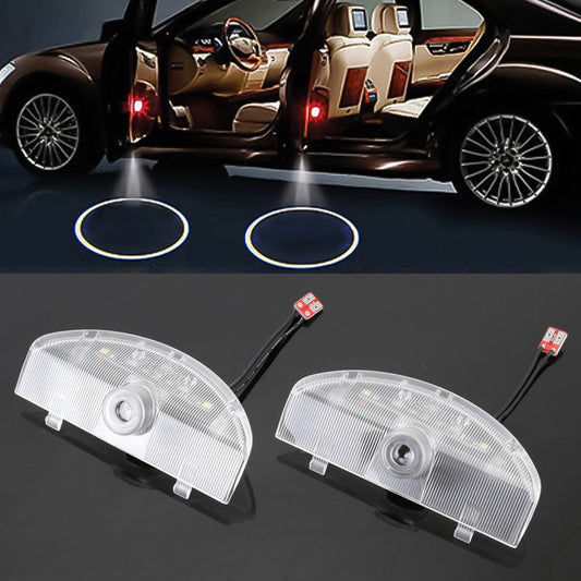 2 PCS DC12V 2W Car Door Logo Light Brand Shadow Lights Courtesy Lamp for Mitsubishi Pajero 2008-2016 - Door Lights by PMC Jewellery | Online Shopping South Africa | PMC Jewellery | Buy Now Pay Later Mobicred