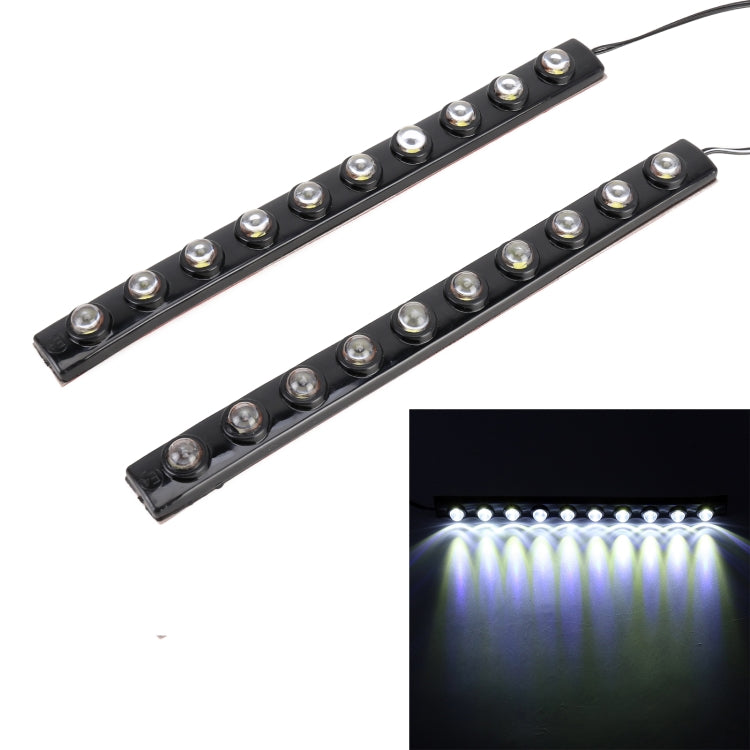 10LEDs SMD-5050 DC12V / 2.2W / 5500K / 112LM Car Daytime Running Light - Running Lights by PMC Jewellery | Online Shopping South Africa | PMC Jewellery | Buy Now Pay Later Mobicred