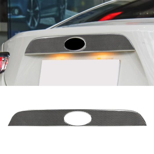 Car Carbon Fiber Rear Logo Decorative Strip for Subaru BRZ / Toyota 86 2013-2020, Left and Right Drive Universal(Black) - Car Interior Mouldings by PMC Jewellery | Online Shopping South Africa | PMC Jewellery | Buy Now Pay Later Mobicred