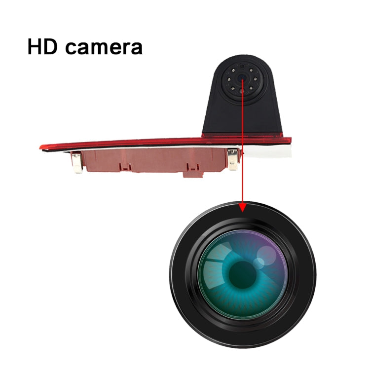 PZ477 Car Waterproof 170 Degree Brake Light View Camera for Ford Transit Custom - Rear View Cameras by PMC Jewellery | Online Shopping South Africa | PMC Jewellery | Buy Now Pay Later Mobicred