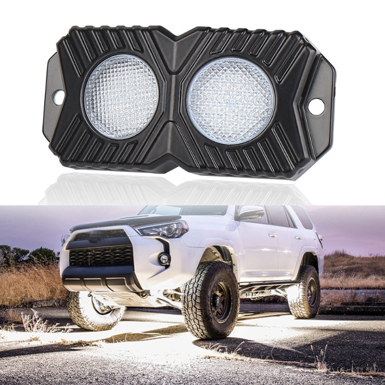 18W DC 12-24V 1.2A LED Double Row Car Bottom Light / Chassis Light / Yacht Deck Atmosphere Light (White Light) - Decorative Lights by PMC Jewellery | Online Shopping South Africa | PMC Jewellery | Buy Now Pay Later Mobicred