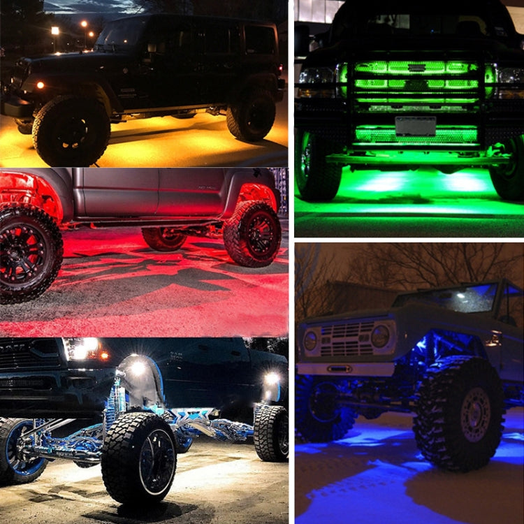 18W DC 12-24V 1.2A LED Double Row Car Bottom Light / Chassis Light / Yacht Deck Atmosphere Light (Green Light) - Decorative Lights by PMC TechLife | Online Shopping South Africa | PMC TechLife | Buy Now Pay Later Mobicred