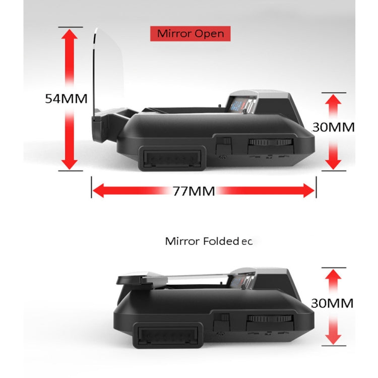 H400S Car 3.7 inch OBD Mode HUD Head-up Display Support Engine Failure Alarm / Water Temperature Alarm Voltage Alarm - Head Up Display System by PMC Jewellery | Online Shopping South Africa | PMC Jewellery | Buy Now Pay Later Mobicred