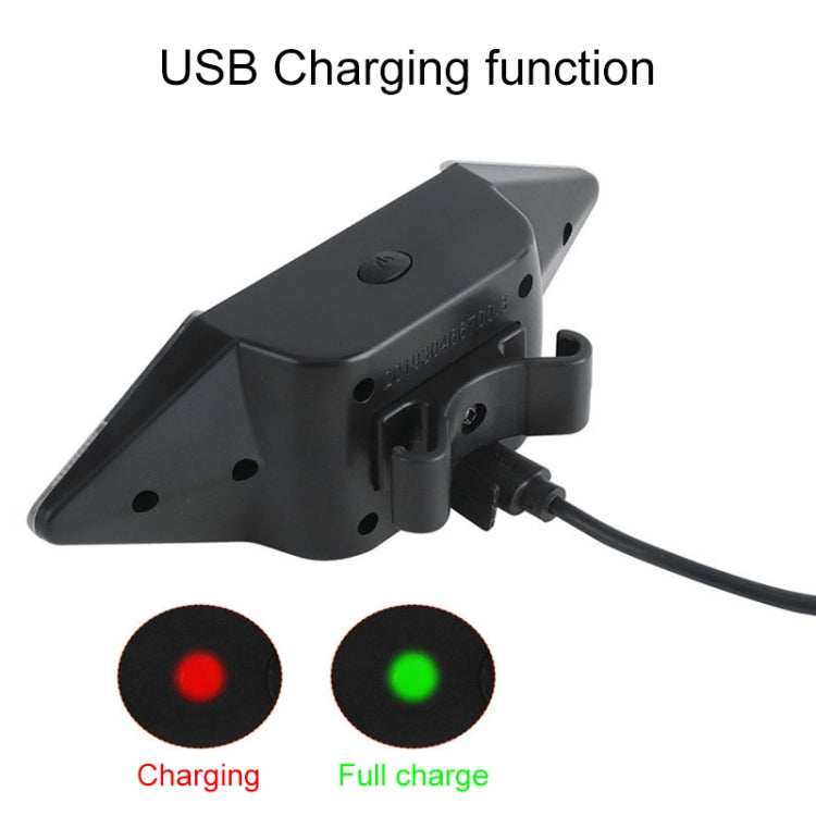 USB Rechargeable Bicycle Turn Light Wireless Remote Control Bike Tail Light - Taillights by PMC TechLife | Online Shopping South Africa | PMC TechLife | Buy Now Pay Later Mobicred