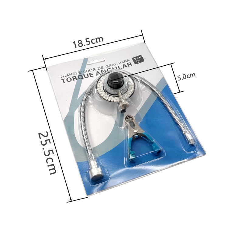 ZK-104 2 in 1 Car 1/2 Torque Angle Meter Torque Indexer Angle Gauge - Inspection Tools by PMC TechLife | Online Shopping South Africa | PMC TechLife | Buy Now Pay Later Mobicred