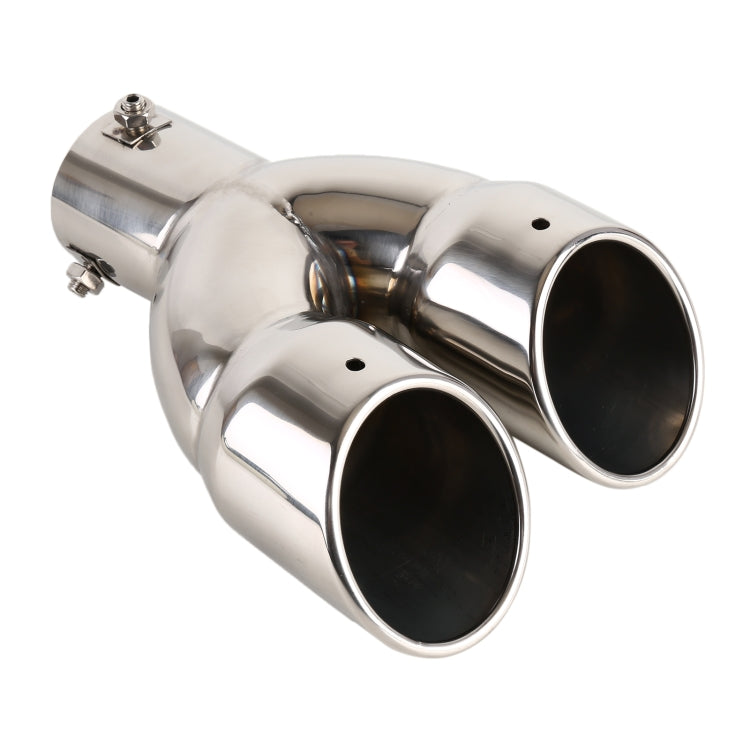 Universal Car Styling Stainless Steel Straight Exhaust Tail Muffler Tip Pipe, Inside Diameter: 6cm(Silver) - Exhaust Pipes by PMC TechLife | Online Shopping South Africa | PMC TechLife | Buy Now Pay Later Mobicred