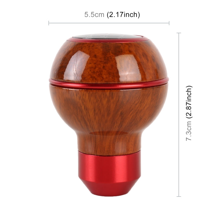 Car Shift Handball Gear Lever Gear 6-stall Wood Texture Shift Knob - Shift Knob by PMC Jewellery | Online Shopping South Africa | PMC Jewellery | Buy Now Pay Later Mobicred