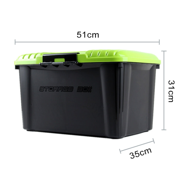 3R-2002 Car / Household Storage Box Sealed Box, Capacity: 40L(Green) - free shipping - PMC TechLife - Order now!