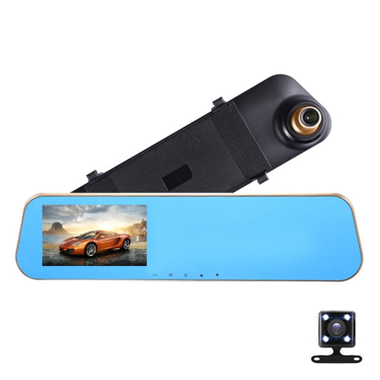 4.19 inch Car Rearview Mirror HD Night Vision Double Recording Driving Recorder DVR Support Motion Detection / Loop Recording - Car DVRs by PMC Jewellery | Online Shopping South Africa | PMC Jewellery | Buy Now Pay Later Mobicred