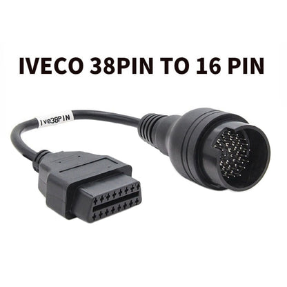 38 Pin to OBD2 Truck Cable for IVECO - Cables & Connectors by PMC Jewellery | Online Shopping South Africa | PMC Jewellery | Buy Now Pay Later Mobicred