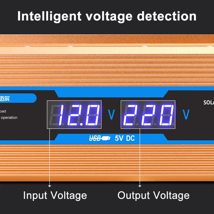 Carmaer Modified Sine Wave 24V to 220V 500W Car Multi-function Double Digital Display Inverter Household Power Converter - Modified Square Wave by PMC TechLife | Online Shopping South Africa | PMC TechLife | Buy Now Pay Later Mobicred