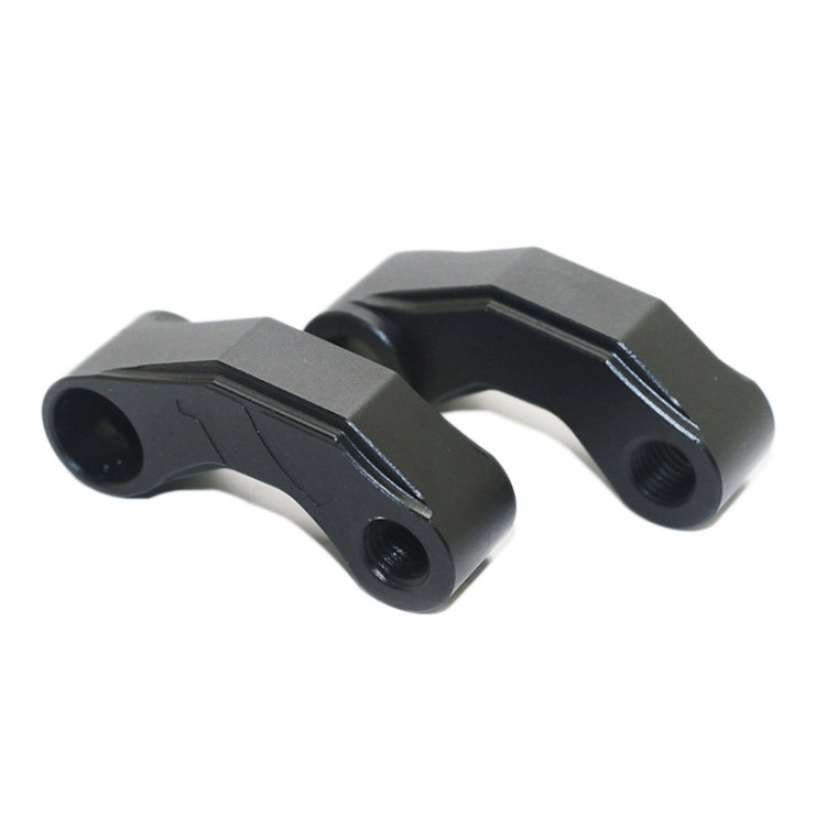 SF-YSZ-2 Mirror Code Motorcycle Modification Aluminum Alloy CNC Rearview Extension Bracket Set (Black) - Others by PMC TechLife | Online Shopping South Africa | PMC TechLife | Buy Now Pay Later Mobicred