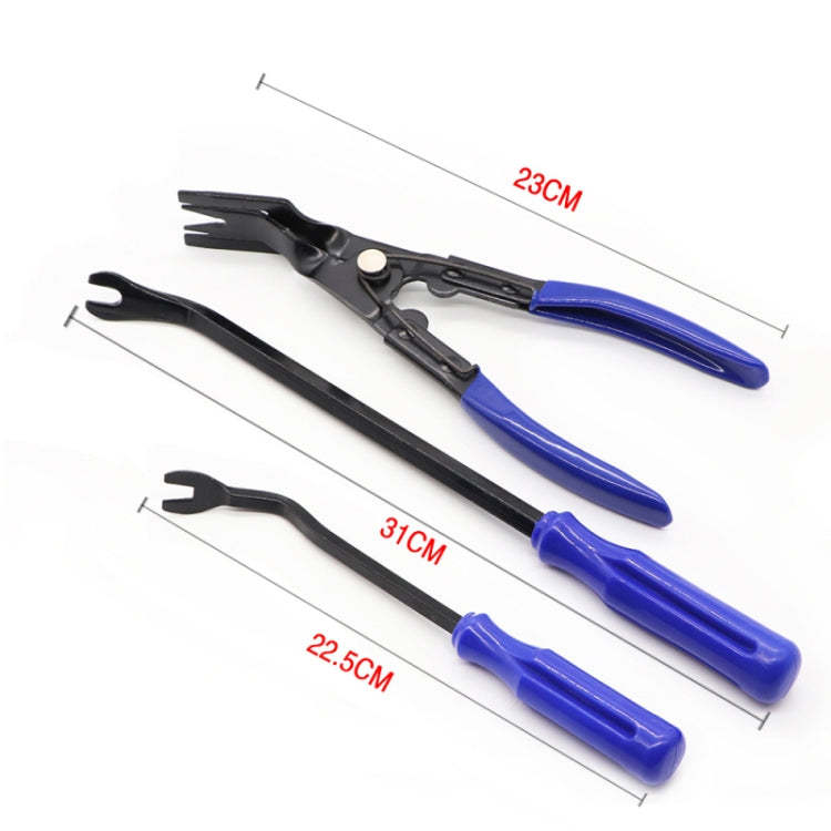 19 in 1 Car Audio Disassembly Tool Interior Disassembly Modification Tool (Blue + Red) - Hand Tool Sets by PMC Jewellery | Online Shopping South Africa | PMC Jewellery | Buy Now Pay Later Mobicred