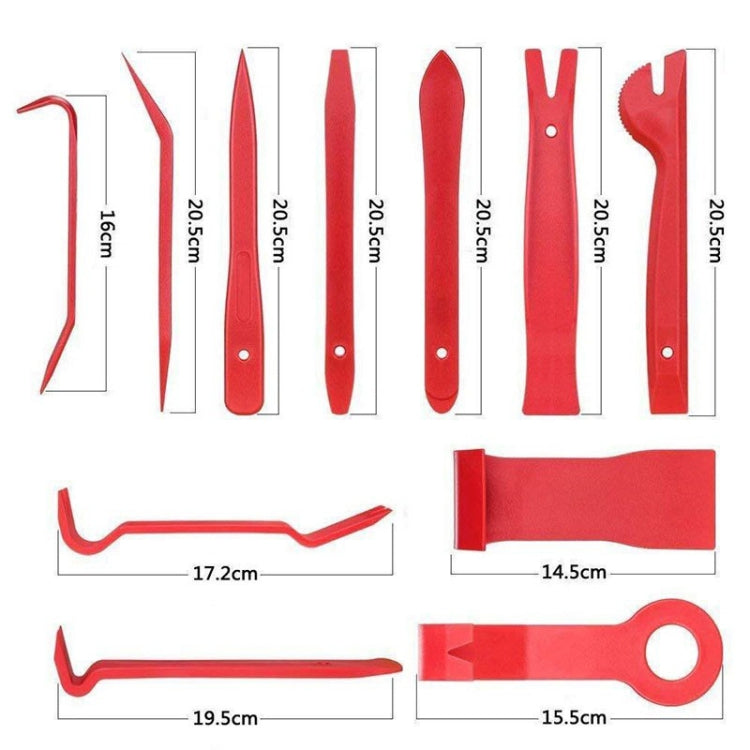 19 in 1 Car Audio Disassembly Tool Interior Disassembly Modification Tool (Red) - Hand Tool Sets by PMC Jewellery | Online Shopping South Africa | PMC Jewellery | Buy Now Pay Later Mobicred