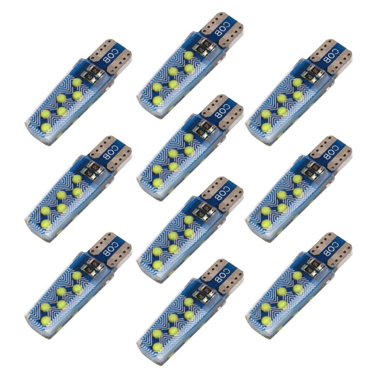 10 PCS T10 DC12V / 1.2W Car Clearance Light 12LEDs COB Lamp Beads (White Light) - Clearance Lights by PMC Jewellery | Online Shopping South Africa | PMC Jewellery | Buy Now Pay Later Mobicred