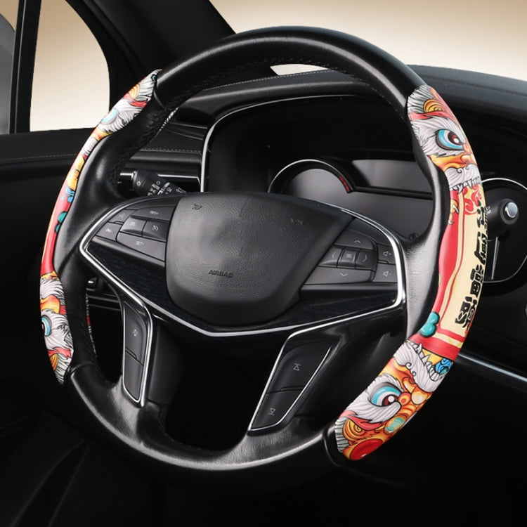 Car Universal China-Chic Relief Steering Wheel Cover (Lucky Strike) - Steering Wheel Accessories by PMC Jewellery | Online Shopping South Africa | PMC Jewellery | Buy Now Pay Later Mobicred