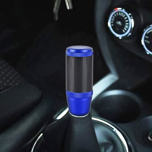 Universal Car Carbon Fiber Metal Gear Shift Knob (Blue) - Shift Knob by PMC Jewellery | Online Shopping South Africa | PMC Jewellery | Buy Now Pay Later Mobicred