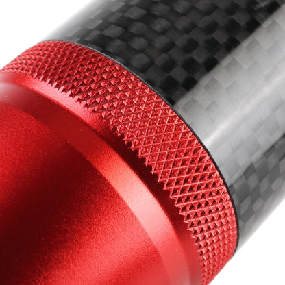 Universal Car Carbon Fiber Metal Gear Shift Knob (Red) - Shift Knob by PMC Jewellery | Online Shopping South Africa | PMC Jewellery | Buy Now Pay Later Mobicred