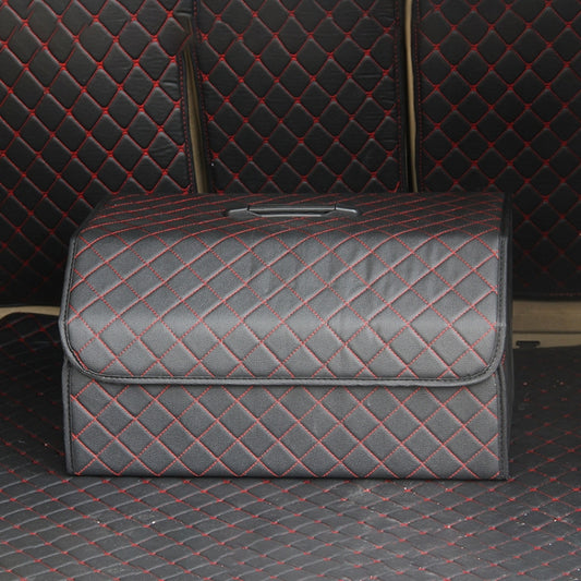 Car Trunk Foldable Storage Box, Checkered Large Size: 54 x 32 x 30cm (Black Red) - Stowing Tidying by PMC Jewellery | Online Shopping South Africa | PMC Jewellery | Buy Now Pay Later Mobicred