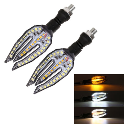 Motorcycle Turn Signal Light DC12V 1W 33LEDs SMD-3528 Lamp Beads (White Light) - Signal Lights by PMC Jewellery | Online Shopping South Africa | PMC Jewellery | Buy Now Pay Later Mobicred