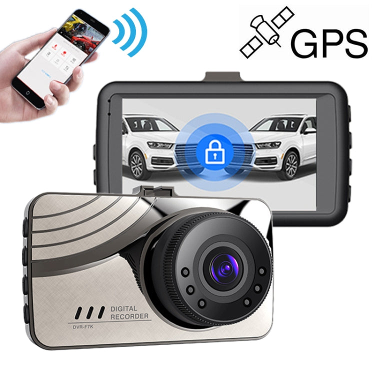 D906 3 inch Car Ultra HD Driving Recorder, Single Recording + GPS + WIFI + Gravity Parking Monitoring + Lane Deviation Warning - Car DVRs by PMC Jewellery | Online Shopping South Africa | PMC Jewellery | Buy Now Pay Later Mobicred