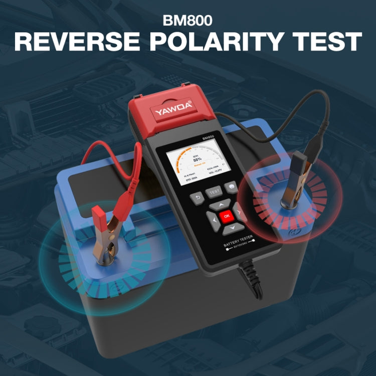 KINGBOLEN BM800 Car Digital Load Battery Tester with Printer Function - Electronic Test by PMC Jewellery | Online Shopping South Africa | PMC Jewellery | Buy Now Pay Later Mobicred