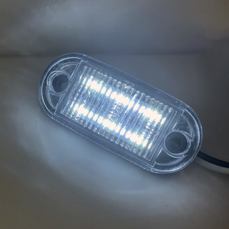 10 PCS MK-019 Car / Truck 6LEDs Side Marker Indicator Lights Bulb Lamp (White Light) - Clearance Lights by PMC TechLife | Online Shopping South Africa | PMC TechLife | Buy Now Pay Later Mobicred