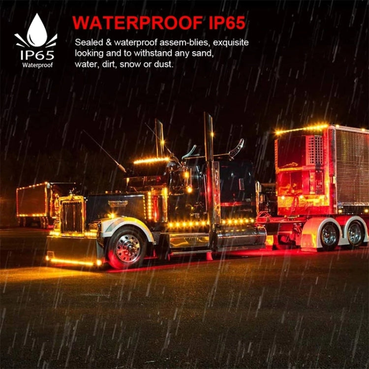 5 PCS MK-093 Car / Truck 6LEDs Side Marker Indicator Lights Bulb Lamp (Red Light) - Clearance Lights by PMC TechLife | Online Shopping South Africa | PMC TechLife | Buy Now Pay Later Mobicred