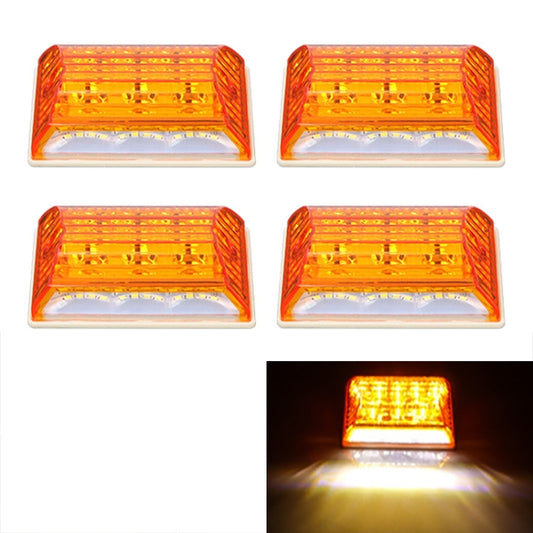 4 PCS ZS-6001 DC24V Car / Truck Side Marker Indicator Lights Bulb Lamp (Yellow Light) - Clearance Lights by PMC Jewellery | Online Shopping South Africa | PMC Jewellery | Buy Now Pay Later Mobicred