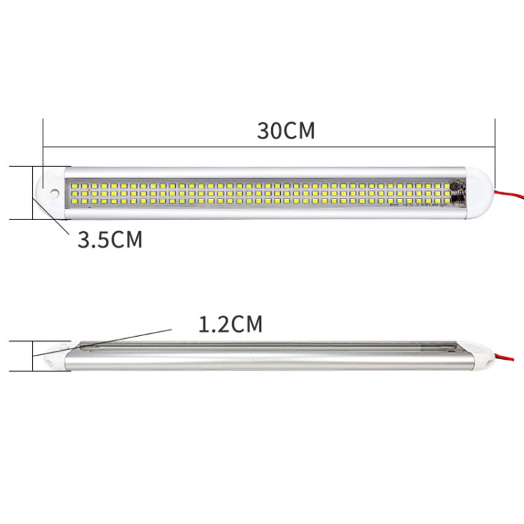 2 PCS ZS-3385 DC12-85V High Bright 120LEDs Lamp Beads Car Dome Light Cabin Light Bar - Dome Lights by PMC Jewellery | Online Shopping South Africa | PMC Jewellery | Buy Now Pay Later Mobicred