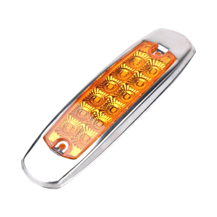 4 PCS MK-338 DC12-24V Truck 12LEDs Side Clearance Maker Light (Yellow Light) - Clearance Lights by PMC TechLife | Online Shopping South Africa | PMC TechLife | Buy Now Pay Later Mobicred