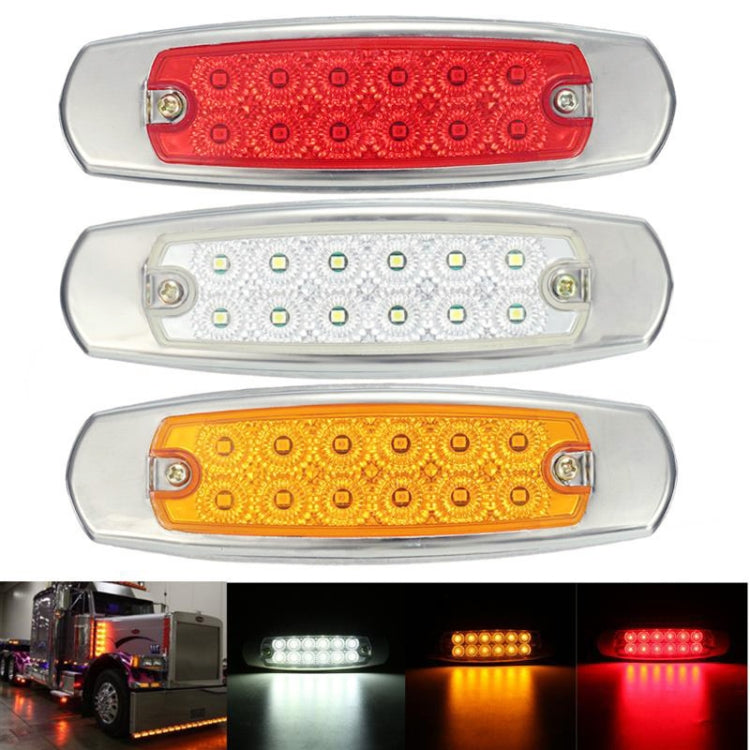 4 PCS MK-338 DC12-24V Truck 12LEDs Side Clearance Maker Light (Yellow Light) - Clearance Lights by PMC TechLife | Online Shopping South Africa | PMC TechLife | Buy Now Pay Later Mobicred