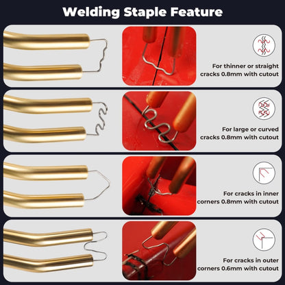 70W Hot Stapler Plastic Welding Machine Car Bumper Repair Kit Plier, UK Plug - Hand Tool Sets by PMC Jewellery | Online Shopping South Africa | PMC Jewellery | Buy Now Pay Later Mobicred