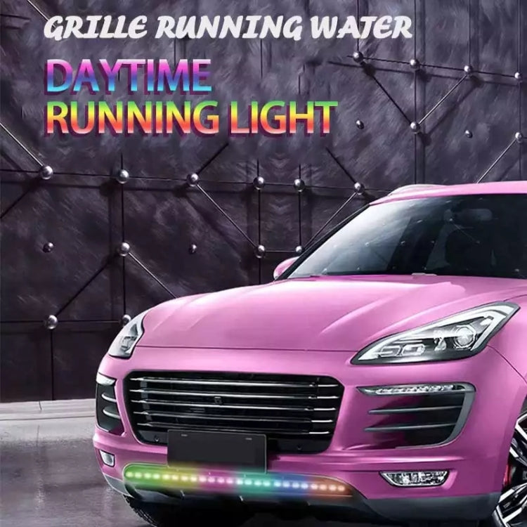 Z12-120CM 120cm DC12V-24V Car Front Grille LED RGB Daytime Running Lights Strip Colorful Lamp - Running Lights by PMC Jewellery | Online Shopping South Africa | PMC Jewellery | Buy Now Pay Later Mobicred