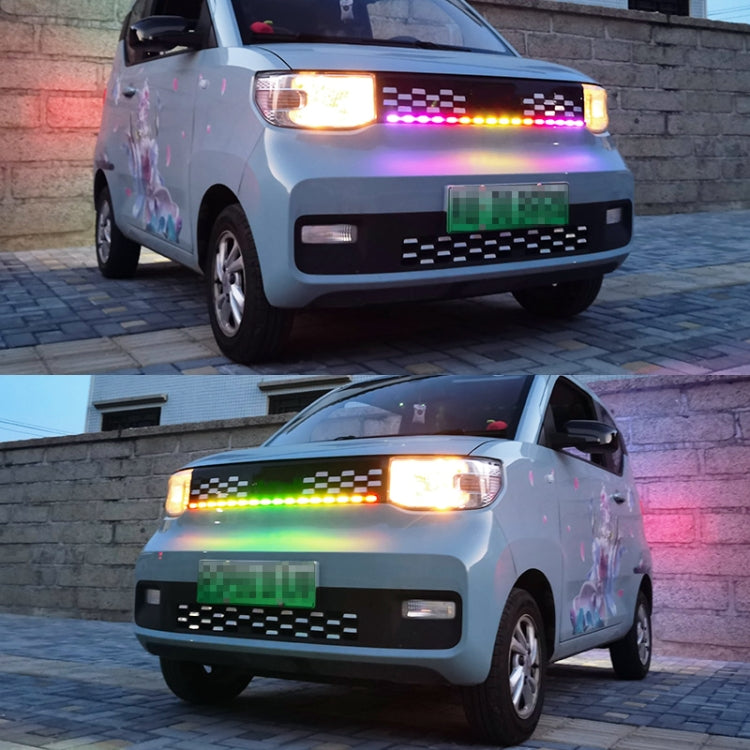 Z15-150CM 150cm DC12V-24V Car Front Grille LED RGB Daytime Running Lights Strip Colorful Lamp - Running Lights by PMC Jewellery | Online Shopping South Africa | PMC Jewellery | Buy Now Pay Later Mobicred