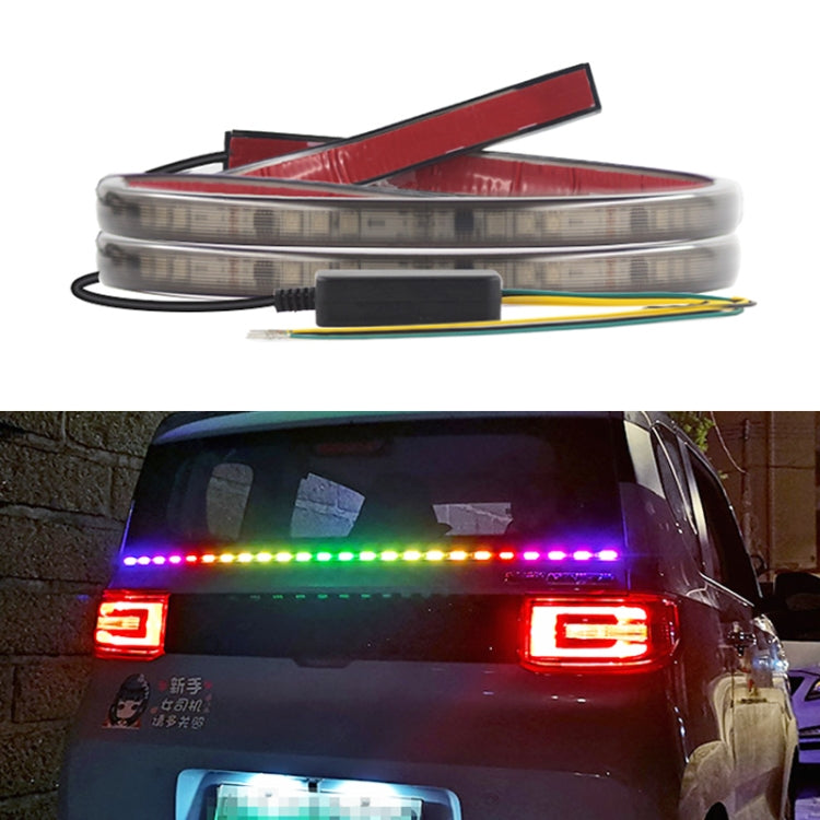 S10-100CM 100cm DC12V-24V Car Rear LED RGB Daytime Running Lights Strip Colorful Lamp - Running Lights by PMC Jewellery | Online Shopping South Africa | PMC Jewellery | Buy Now Pay Later Mobicred