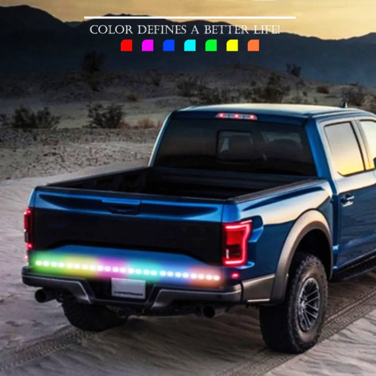 S24-240CM 240cm DC12V-24V Car Rear LED RGB Daytime Running Lights Strip Colorful Lamp - Running Lights by PMC Jewellery | Online Shopping South Africa | PMC Jewellery | Buy Now Pay Later Mobicred