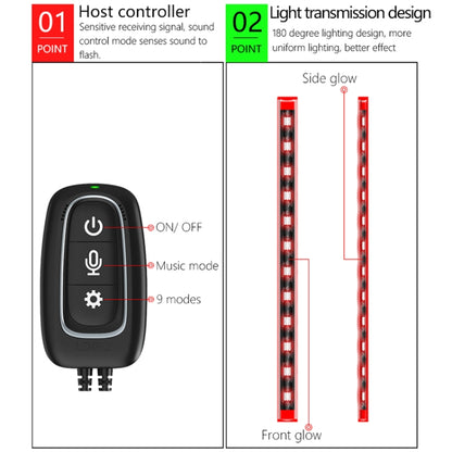 Y15 USB Car Colorful RGB Foot LED Atmosphere Light - Atmosphere lights by PMC Jewellery | Online Shopping South Africa | PMC Jewellery | Buy Now Pay Later Mobicred