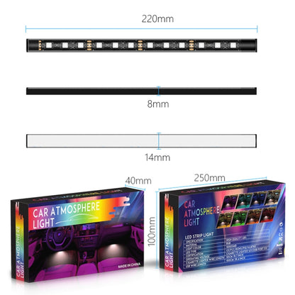 Y12 USB Car Colorful RGB Foot LED Atmosphere Light - Atmosphere lights by PMC Jewellery | Online Shopping South Africa | PMC Jewellery | Buy Now Pay Later Mobicred