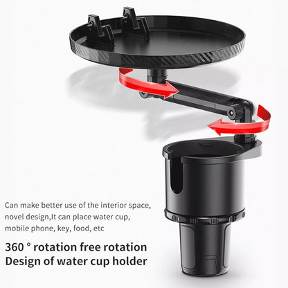 Car 360 Degree Rotation Water Cup Holder Multi-functional Dining Table - Car Drink Holders by PMC Jewellery | Online Shopping South Africa | PMC Jewellery | Buy Now Pay Later Mobicred