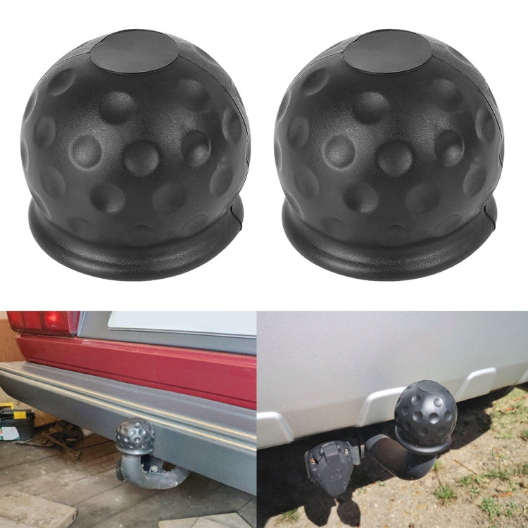 2 in 1 / Set Car Truck Tow Ball Cover Cap Towing Hitch Trailer Towball Protection - Towing Bars by PMC Jewellery | Online Shopping South Africa | PMC Jewellery | Buy Now Pay Later Mobicred